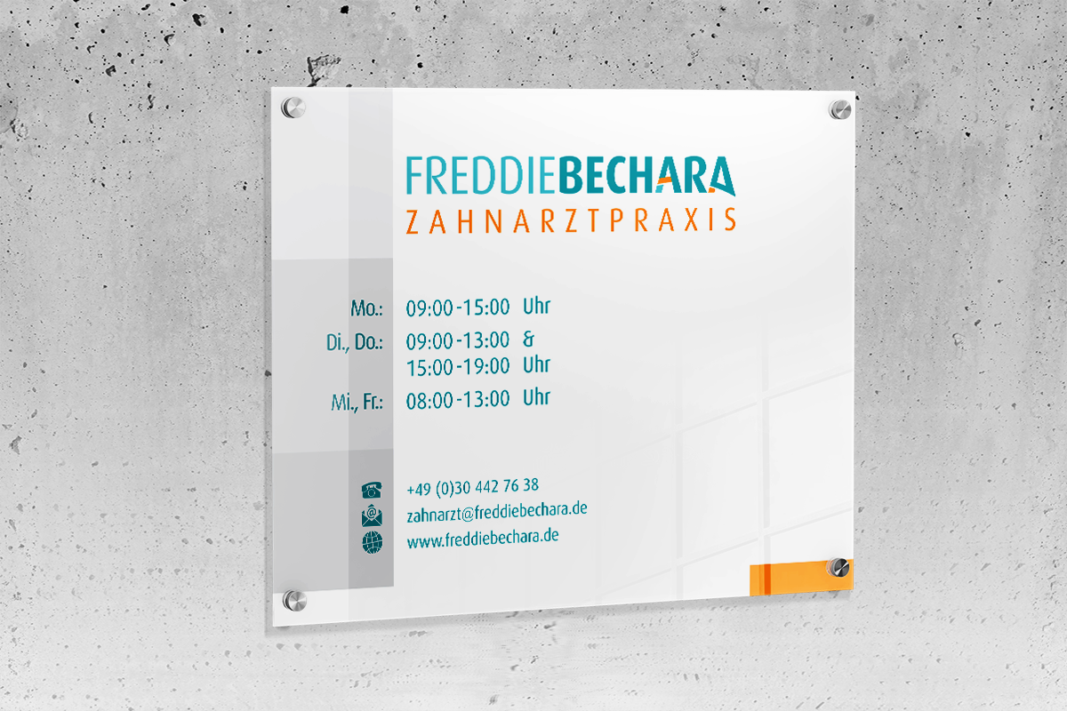 Freddie Bechara dental clinic sign