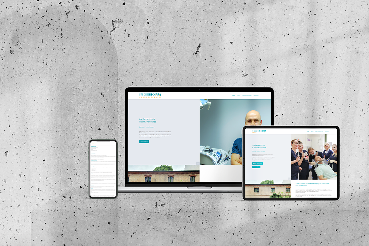 Freddie Bechara dental clinic website